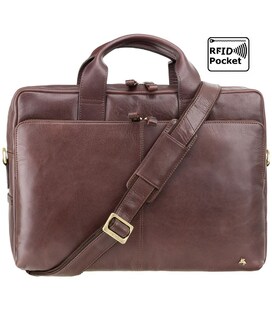 Сумка мужская для ноутбука Visconti ML31 Hugo 15 (Brown) фото, картинка, изображение