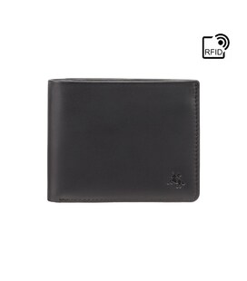 Гаманець чоловічий Visconti VSL33 TAP-N-GO c RFID (Black-Steel Blue) картинка, зображення, фото