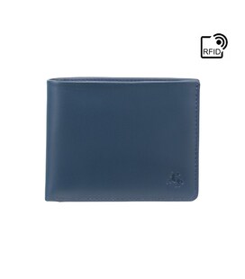Кошелек мужской Visconti VSL33 TAP-N-GO c RFID (Steel Blue-Black) фото, картинка, изображение