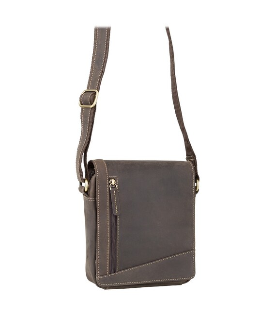 Сумка мужская Visconti S7 Messenger Bag A5 (Oil Brown) фото, картинка, изображение
