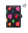 Гаманець жіночий Visconti LV4 Crush c RFID (Black-Multi Love)