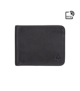 Кошелек мужской Visconti VSL35 Trim c RFID (Black-Orange) фото, картинка, изображение