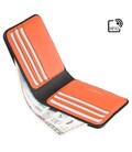 Кошелек мужской Visconti VSL35 Trim c RFID (Black-Orange) фото, картинка, изображение