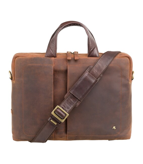 Сумка мужская для ноутбука Visconti TC76 Octo 13 (Havana Tan) фото, картинка, изображение