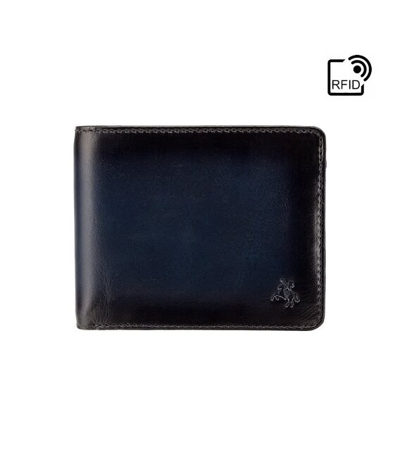 Портмоне чоловіче Visconti AT60 Arthur c RFID (Burnish Blue) картинка, зображення, фото