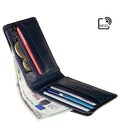 Кошелек мужской Visconti AT63 Roland c RFID (Burnish Blue) фото, картинка, изображение