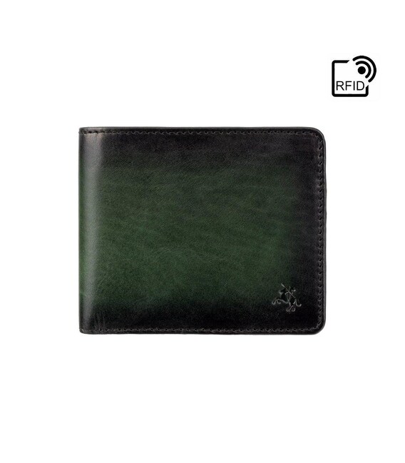 Кошелек мужской Visconti AT58 Milo c RFID (Burnish Green) фото, картинка, изображение