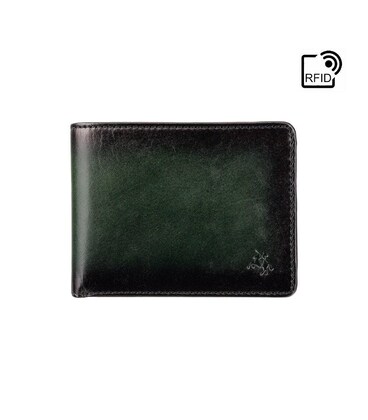 Кошелек мужской Visconti AT63 Roland c RFID (Burnish Green) фото, картинка, изображение