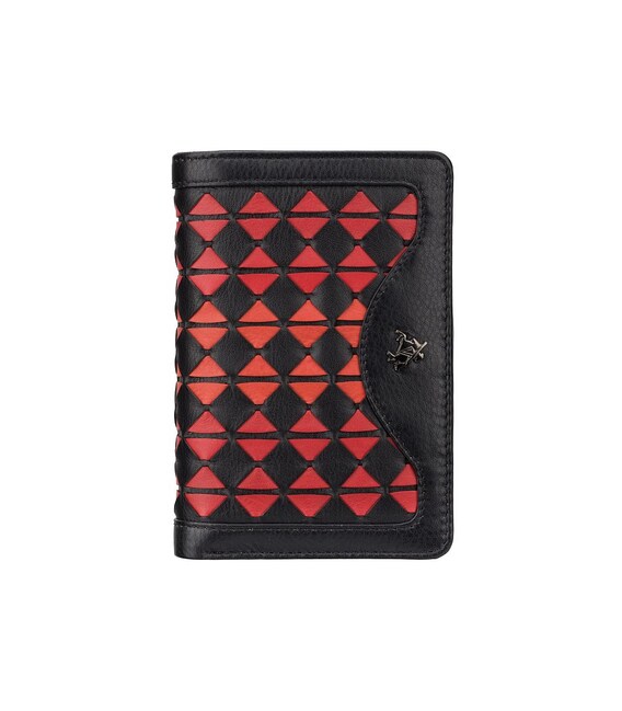 Кошелек женский Visconti BR75 Cecile (Black/Cherry) фото