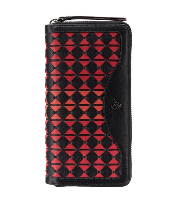 Кошелек женский Visconti BR76 (Black/Cherry) фото