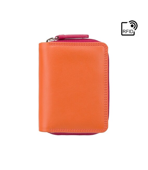 Кошелек женский Visconti RB53 Hawaii с RFID (Orange Multi) фото, картинка, изображение
