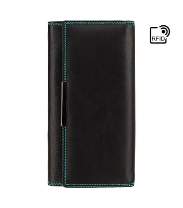 Кошелек женский Visconti R11 Paloma c RFID (Black/Rhumba) фото, картинка, изображение