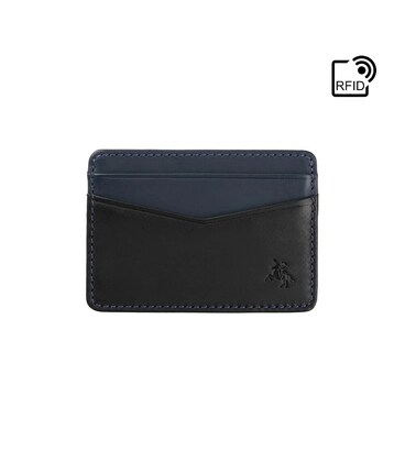 Картхолдер Visconti VSL40 Axe (Black/Steel Blue) фото, картинка, изображение