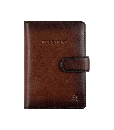 Шкіряна обкладинка для паспорта Visconti AT74 Blake (Burnished Tan) картинка, зображення, фото