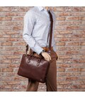 Мужская сумка для ноутбука 13 Visconti ML50 Carl (Brown) фото, картинка, изображение