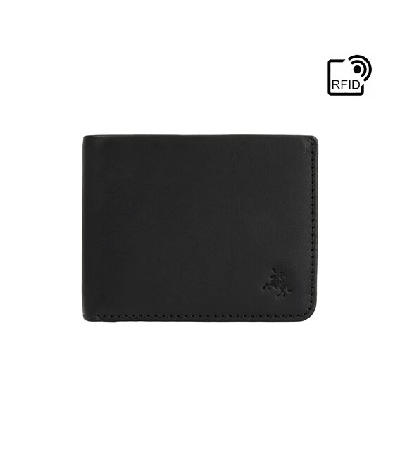 Гаманець чоловічий Visconti VSL42 Saw (Black/Steel Blue) картинка, зображення, фото