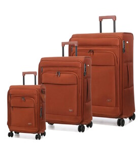 Комплект из 3 чемоданов Airtex 829 Gemini оранжевый фото, картинка, изображение