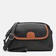Женская кожаная сумка Borsa Leather K12507bl-black фото