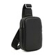 Женский кожаный рюкзак через плечо Borsa Leather K17107bl-black фото