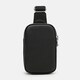 Женский кожаный рюкзак через плечо Borsa Leather K17107bl-black фото