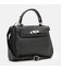 Жіноча шкіряна сумка Borsa Leather K1608bl-black картинка, зображення, фото