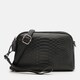 Женская кожаная сумка Borsa Leather K12504bl-black фото