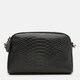 Женская кожаная сумка Borsa Leather K12504bl-black фото