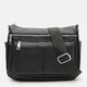 Женская кожаная сумка Borsa Leather K17109bl-black фото