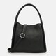 Жіноча шкіряна сумка Borsa Leather K1607bl-black картинка, зображення, фото