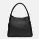 Женская кожаная сумка Borsa Leather K1607bl-black фото