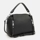 Женская кожаная сумка Borsa Leather K10018bl-black фото