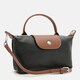 Женская кожаная сумка Borsa Leather K17108bl-black фото