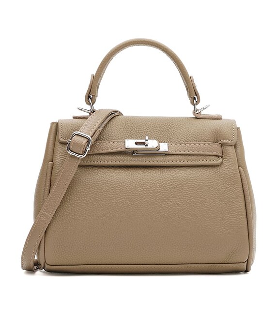 Жіноча шкіряна сумка Borsa Leather K1608be-beige картинка, зображення, фото