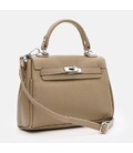 Жіноча шкіряна сумка Borsa Leather K1608be-beige картинка, зображення, фото