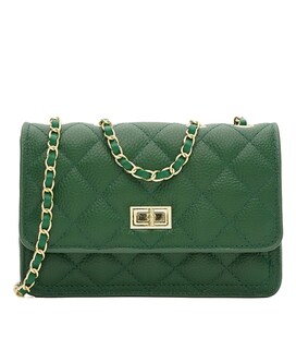 Женская кожаная сумка Borsa Leather K11512z-green фото, картинка, изображение