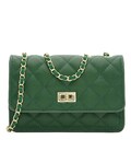 Женская кожаная сумка Borsa Leather K11512z-green фото, картинка, изображение