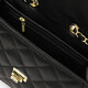 Женская кожаная сумка Borsa Leather K11512bl-black фото