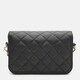 Жіноча шкіряна сумка Borsa Leather K12202bl-black картинка, зображення, фото