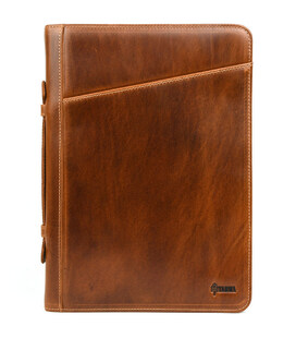 Папка A4 шкіряна з ручкою, для документів ButC-1404-4lx TARWA фото, картинка, изображение