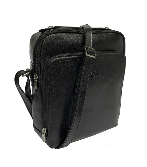 Сумка шкіряна Italico 9188 чорний картинка, зображення, фото