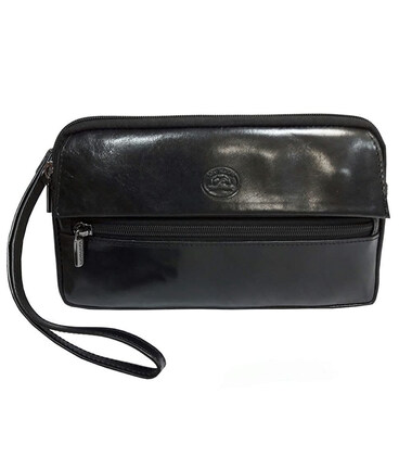 Сумка-клатч шкіряна Italico 9405 чорний картинка, зображення, фото