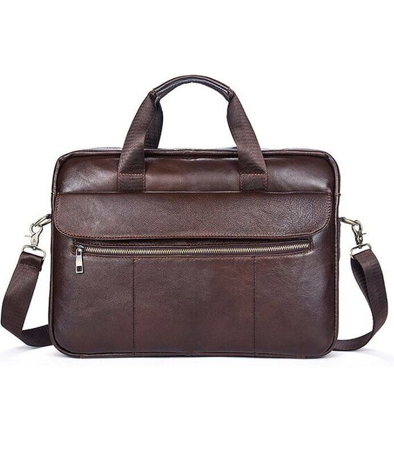 Сумка чоловіча під ноутбук Vintage 14751 Коричнева картинка, зображення, фото