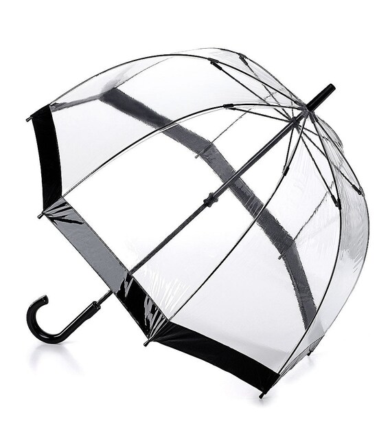 Зонт-трость женский Fulton Birdcage-1 L041 Black (Черный) фото, картинка, изображение