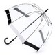Зонт-трость женский Fulton Birdcage-1 L041 Black White (Черно-белый) фото