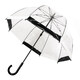 Зонт-трость женский Fulton Birdcage-1 L041 Black White (Черно-белый) фото