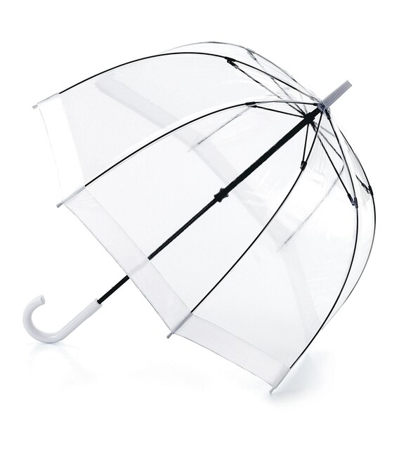 Зонт-трость женский Fulton Birdcage-1 L041 White (Белый) фото, картинка, изображение