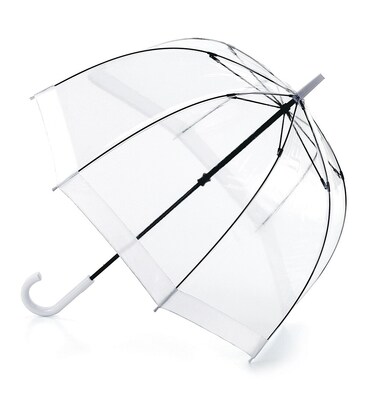 Зонт-трость женский Fulton Birdcage-1 L041 White (Белый) фото, картинка, изображение
