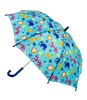 Парасолька-тростина дитяча Fulton Junior-4 C724 Jungle Chums (Джунгли) картинка, зображення, фото