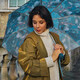 Зонт женский Fulton National Gallery Minilite-2 L849 The Umbrellas (Зонты) фото