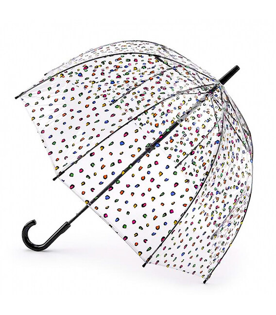 Парасолька-тростина жіноча Fulton Birdcage-2 L042 Candy Leopard (Конфетный леопард) картинка, зображення, фото